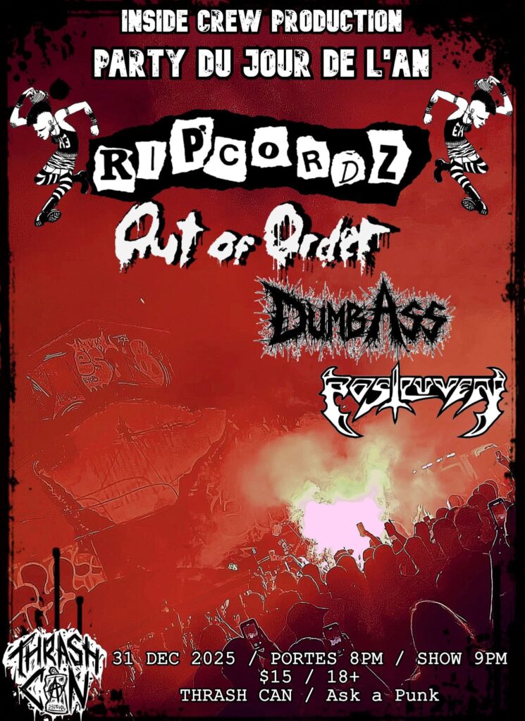 RIPCORDZ OUT OF ORDER DUMBASS POSTLUVEN