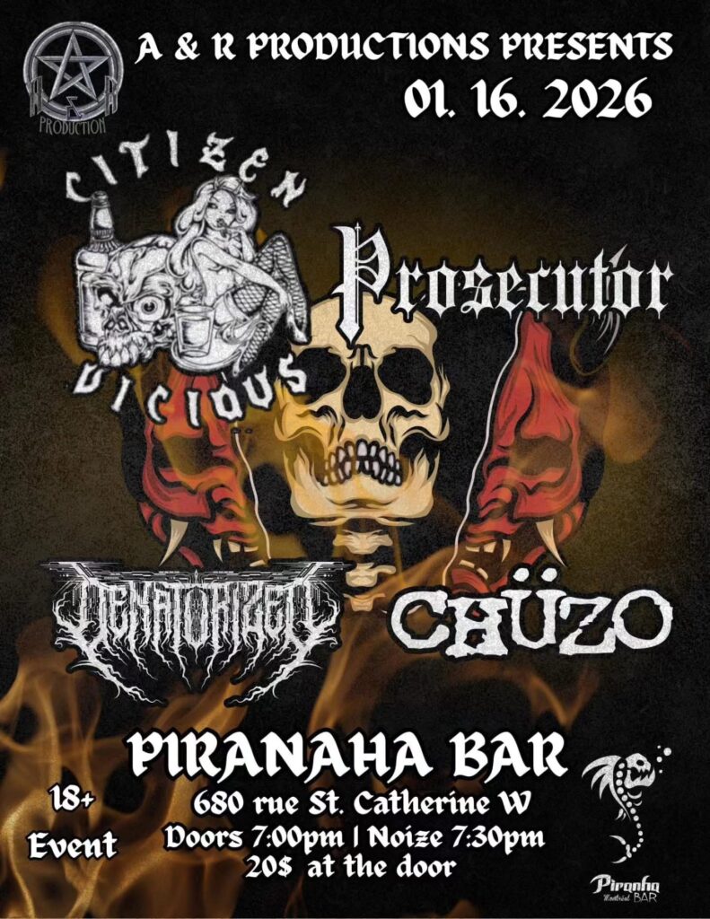CITIZEN VICIOUS PROSECUTOR DENATURIZED CHÜZO