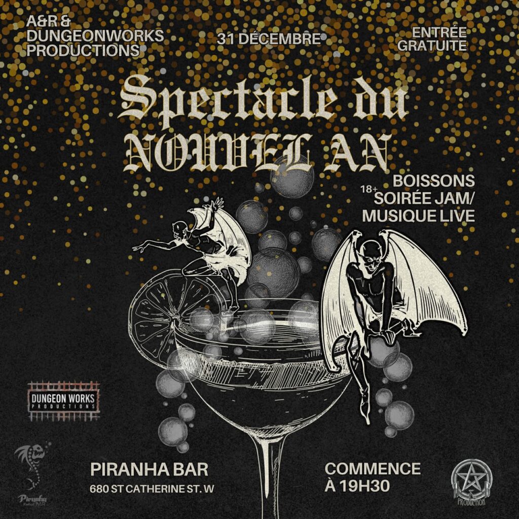 PIRANHA BAR SPECTACLE DU NOUVEL AN