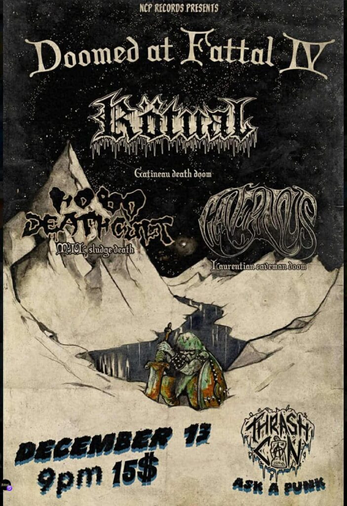 DOOMED AT FATAL IV RÖTUAL HOBO DEATH CULT CAVERNOUS