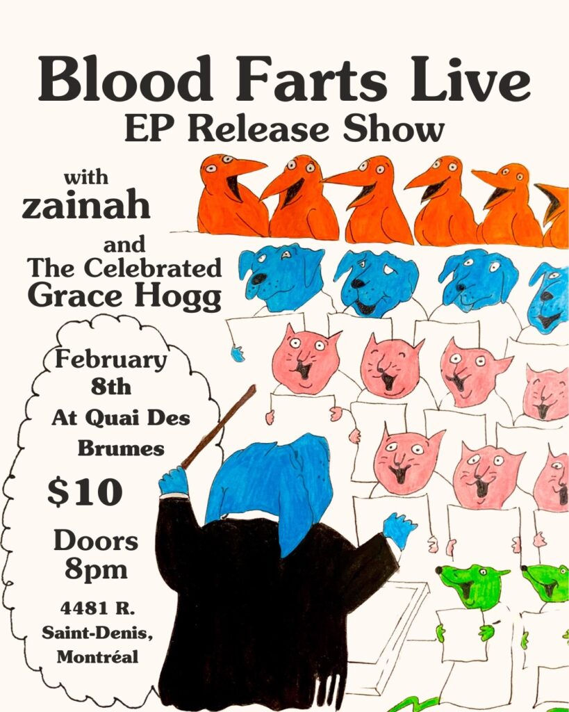 BLOOD FARTS ZAINAH THE CELEBRATED GRACE HOGG