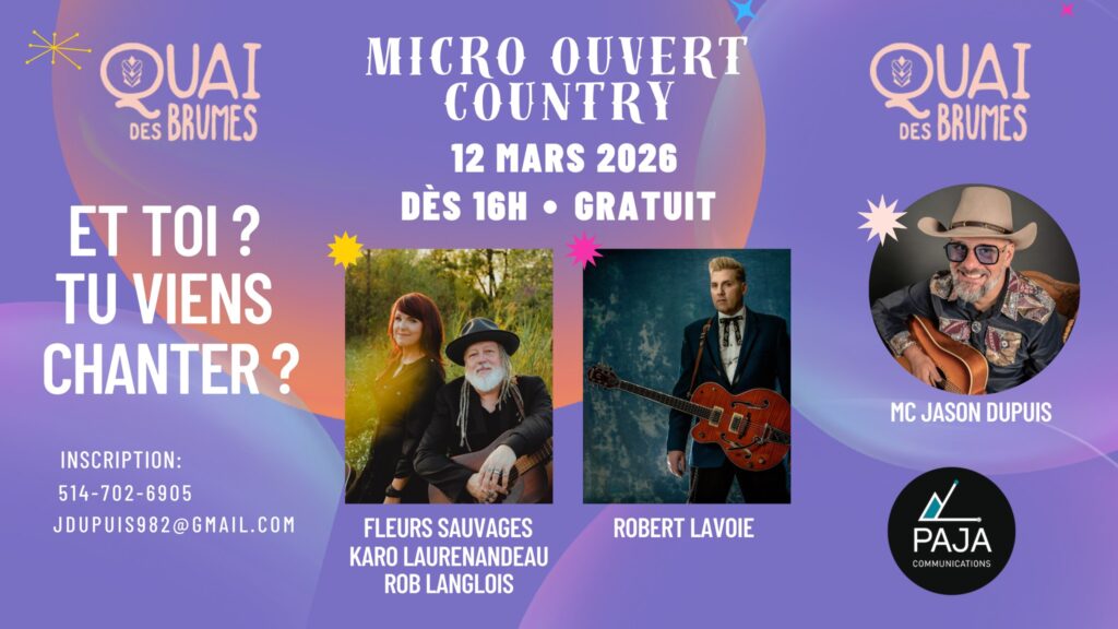 FLEURS SAUVAGES KARO LAURENANDEAU ROB LANGLOIS ROBERT LAVOIE MC JASON DUPUIS