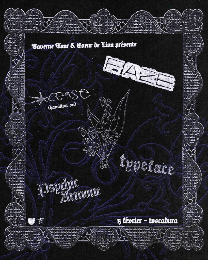 FAZE CEASE TYPEFACE PSYCHIC ARMOUR