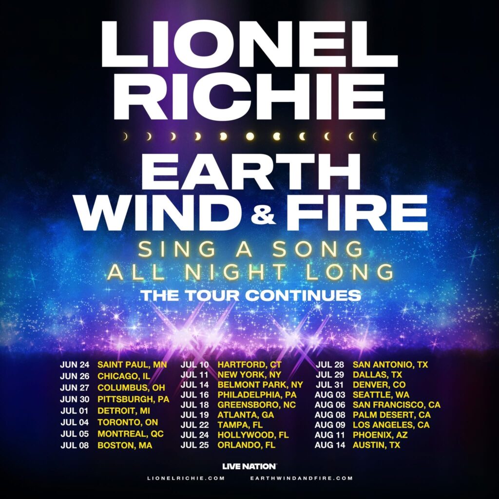 LIONEL RICHIE EARTH WIND & FIRE