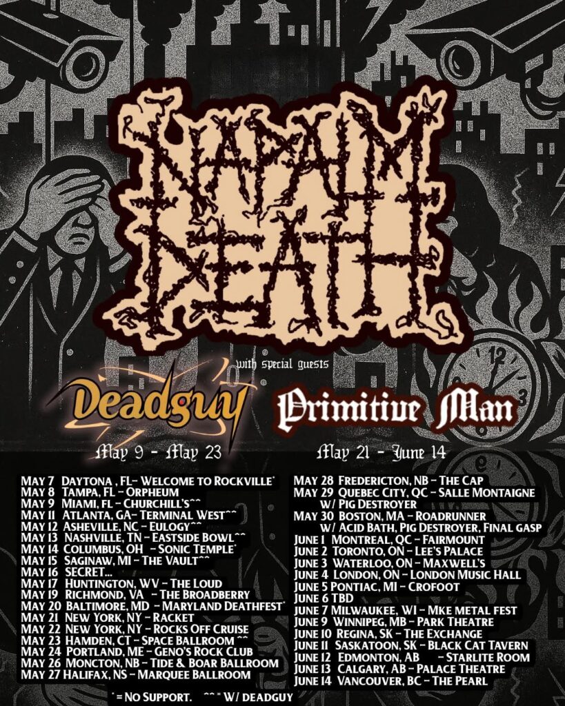 NAPALM DEATH PRIMITIVE MAN