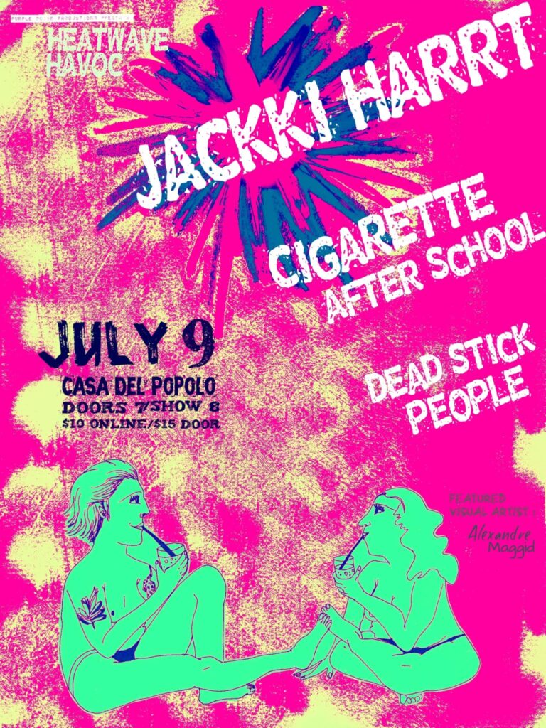 JACKKI HARRT CIGARETTE AFTER SCHOOL DEAD STICK PEOPLE