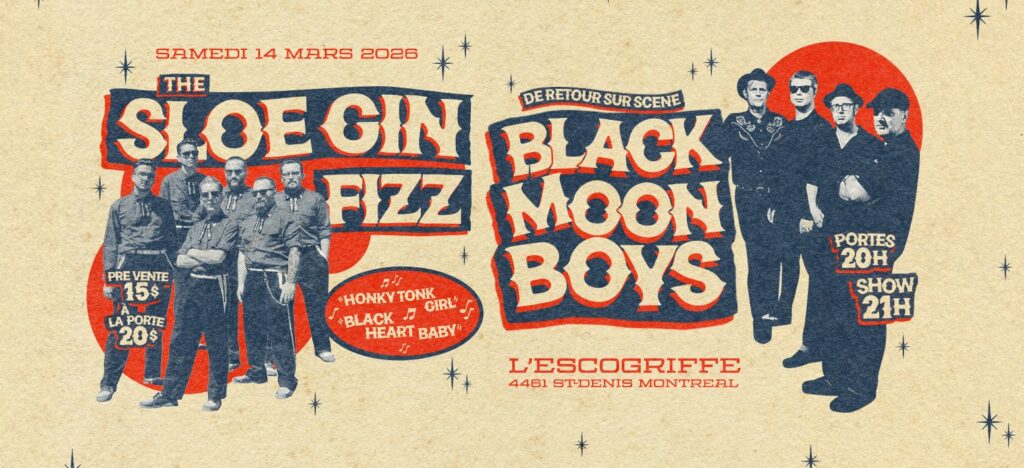 SLOE GIN FIZZ BLACK MOON BOYS