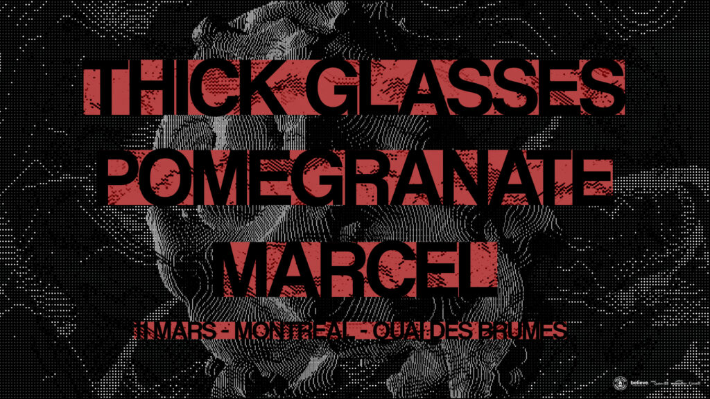 THICK GLASSES POMEGRANATE MARCEL