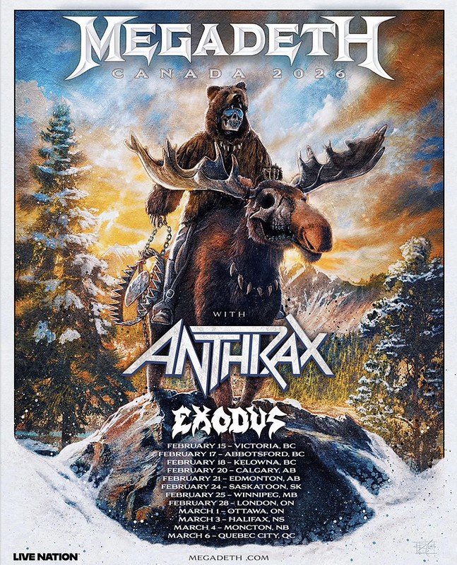 MEGADETH ANTHRAX EXODUS