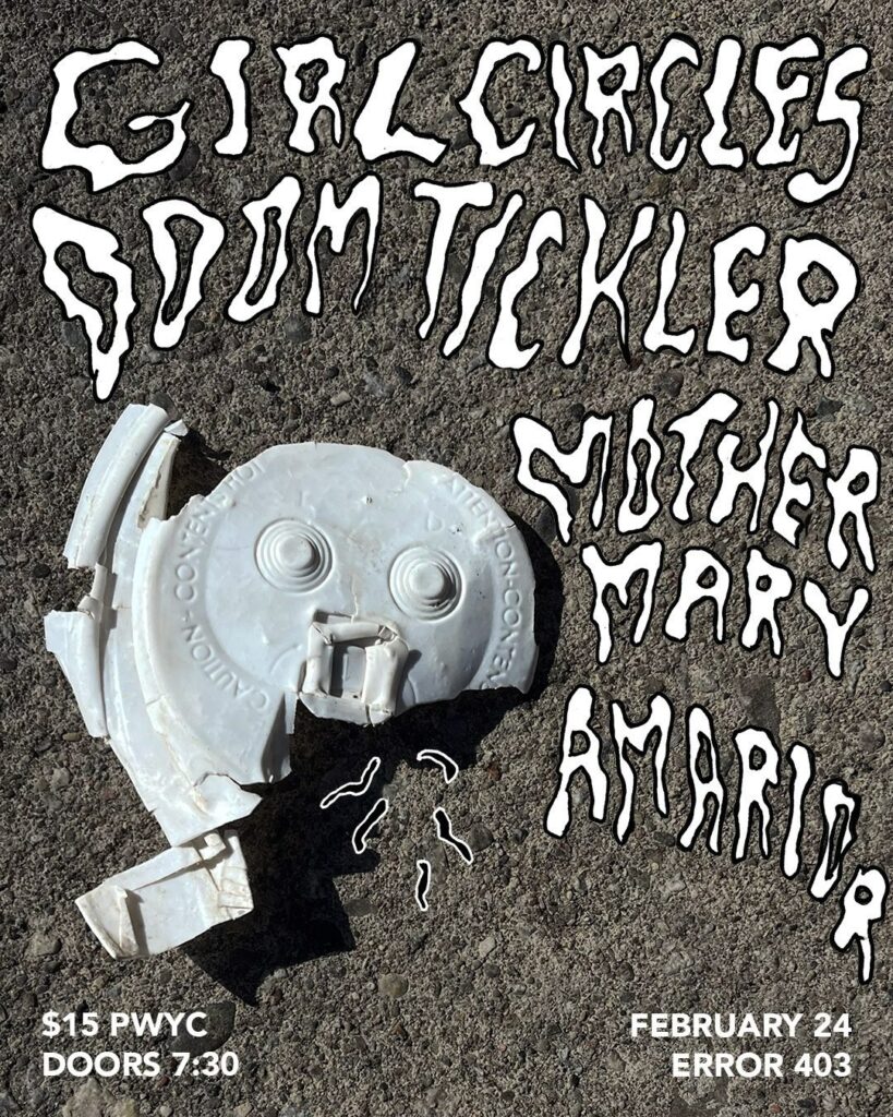 GIRL CIRCLES DOOM TICKLER MOTHER MARY AMARIOR