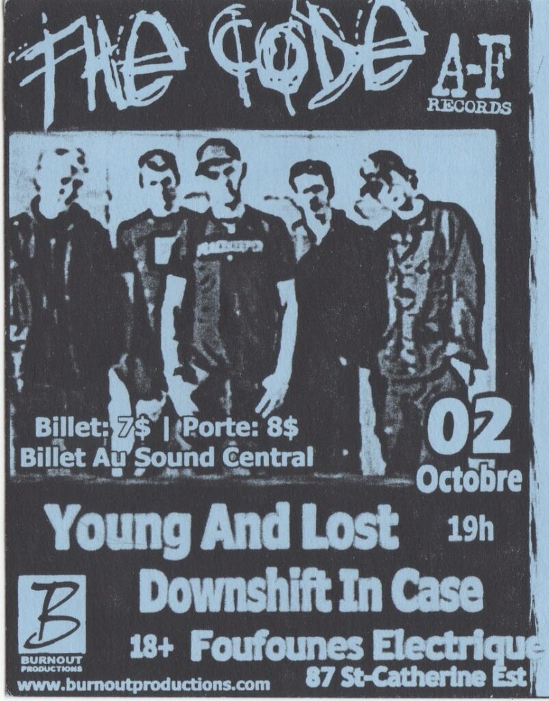 THE CODE YOUNG AND LOST DOWNSHIFT IN CASE