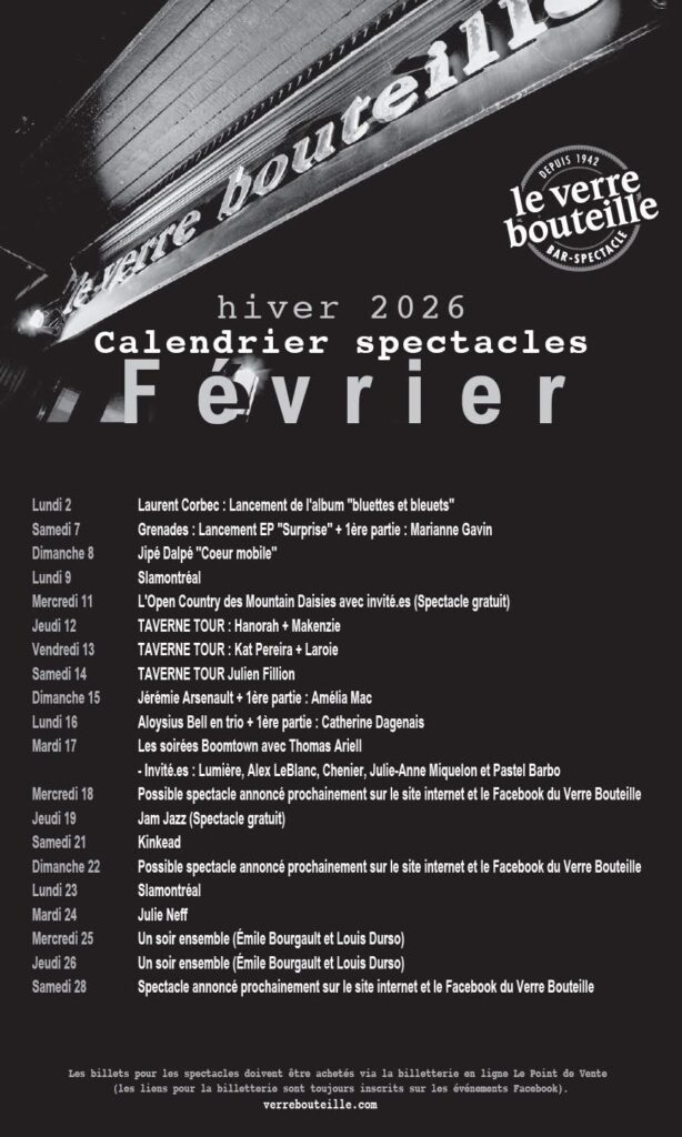 CALENDRIER FÉVRIER 2026 VERRE BOUTEILLE