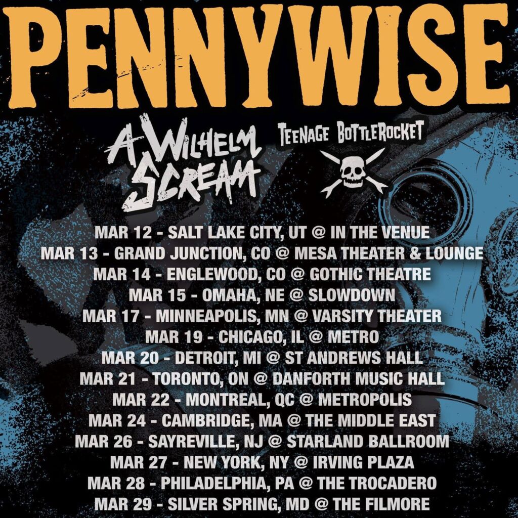 PENNYWISE A WILHELM SCREAM TEENAGE BOTTLEROCKET
