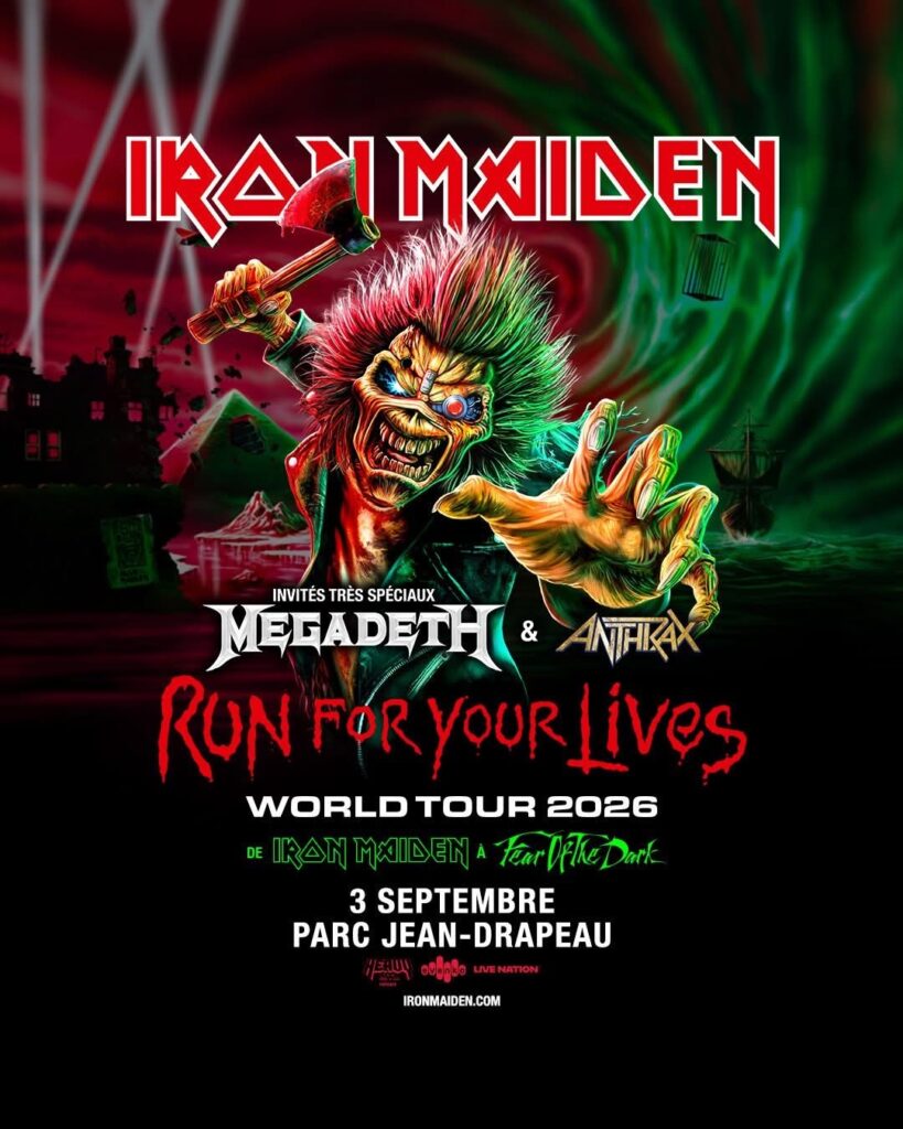 IRON MAIDEN MEGADETH ANTHRAX