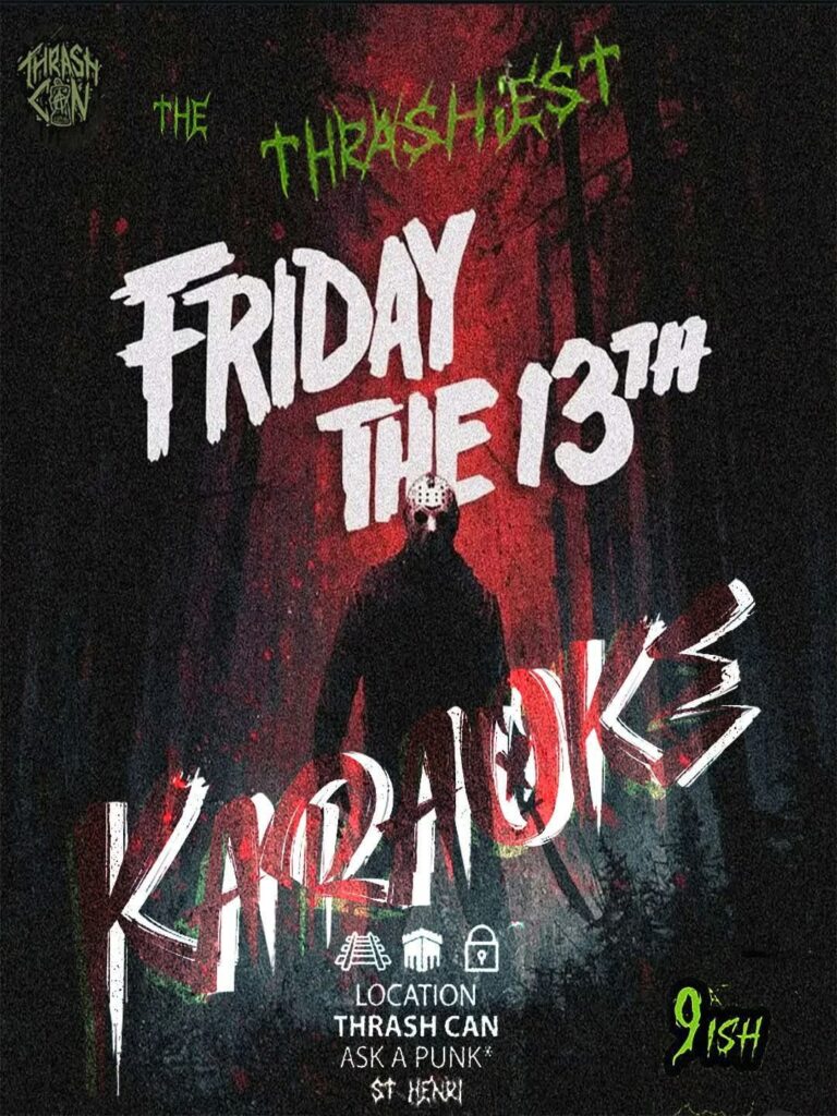 FRIDAY THE 13th KARAOKE