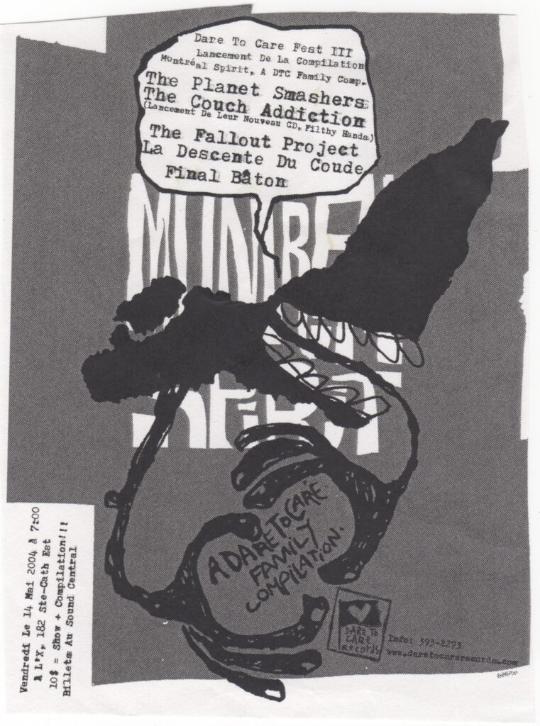 PLANET SMASHERS COUCH ADDICTION FALLOUT PROJECT LA DESCENTE DU COUDE FINAL BATON