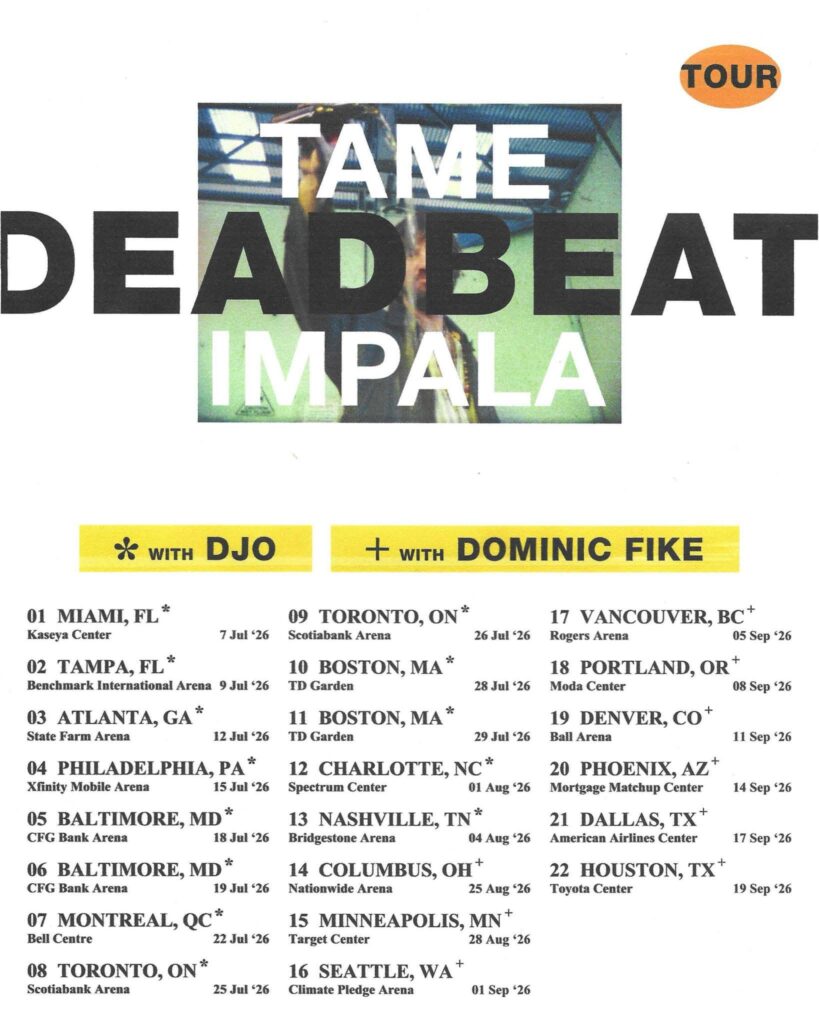 TAME IMPALA DJO
