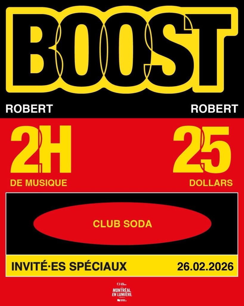 ROBERT ROBERT PRÉSENTE BOOST