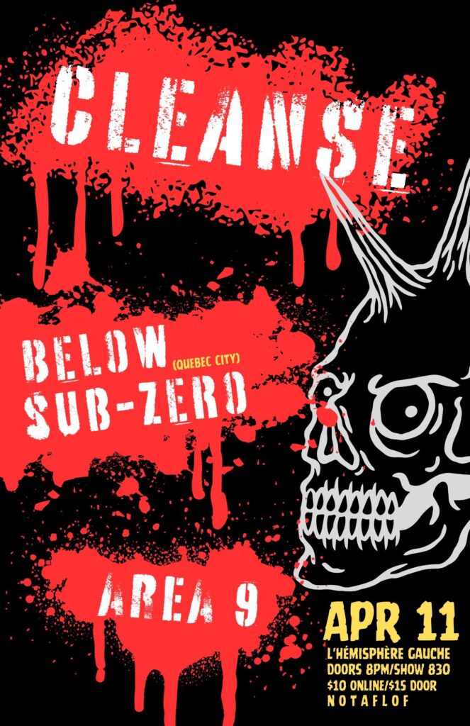 CLEANSE BELOW SUB-ZERO AREA 9