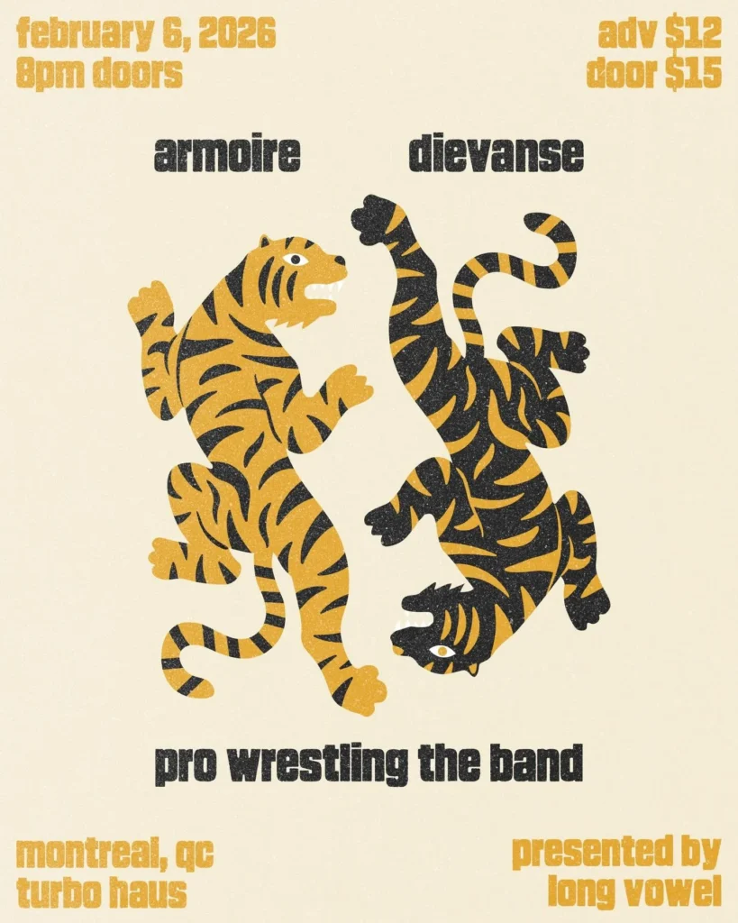 ARMOIRE DIEVANSE PRO WRESTLING THE BAND