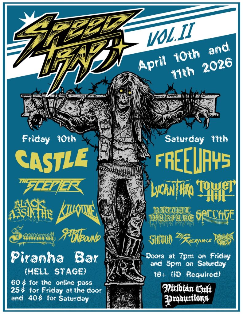 CASTLE THE SCEPTER KILLOTINE BLACK ABSINTHE SAMURAI SPIRIT UNBOUND FREEWAYS LYCANTHRO TOWER HILL RITUAL WARFARE SACCAGE ZERO TOLERANCE SHROUD DROWING IN BLOOD