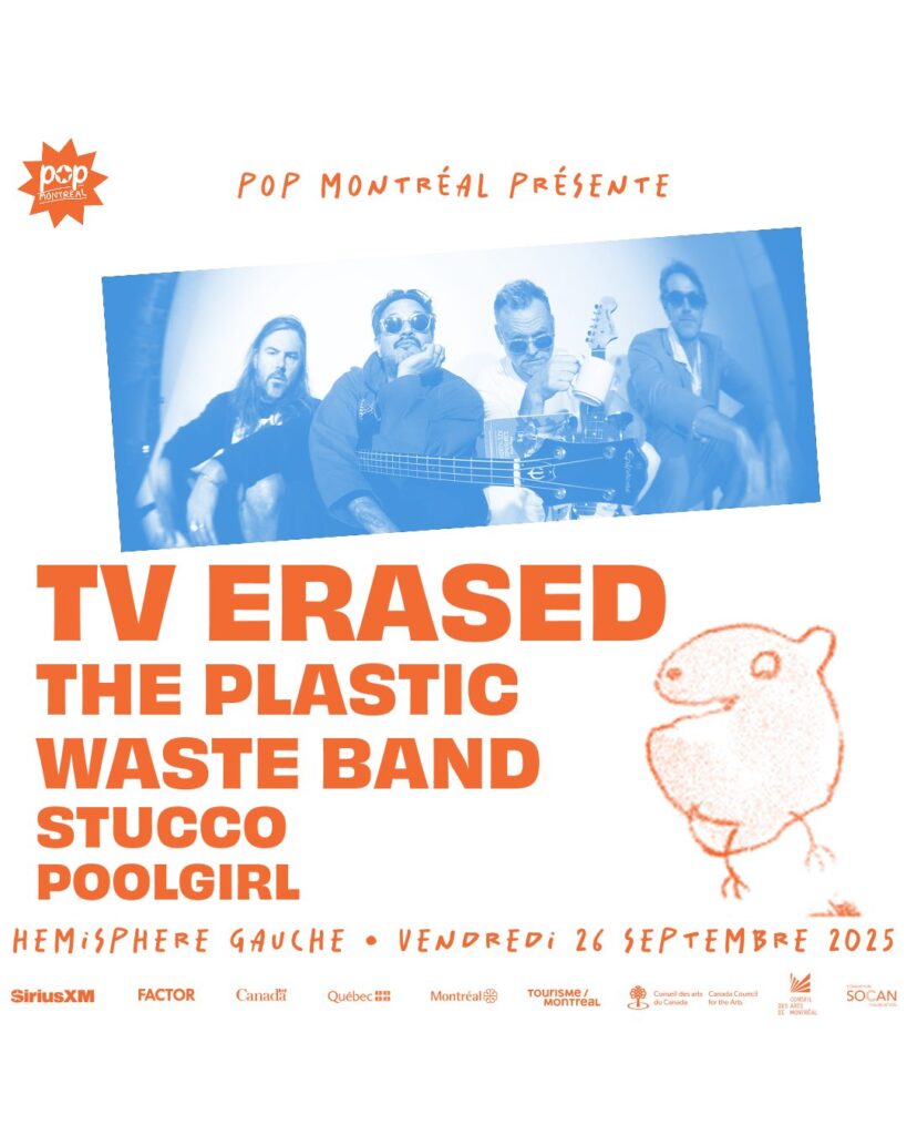 TV ERASED THE PLASTIC WASTE BAND STUCCO POOLGIRL