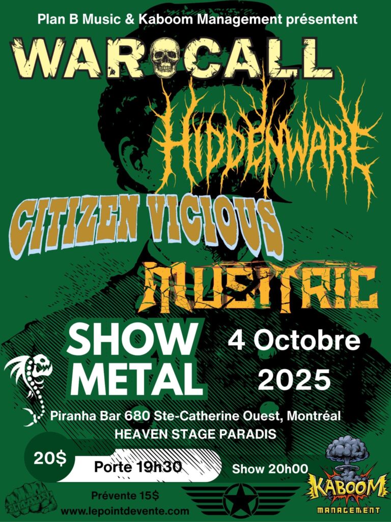 WARCALL HIDDENWARE CITIZEN VICIOUS MUSITRIC