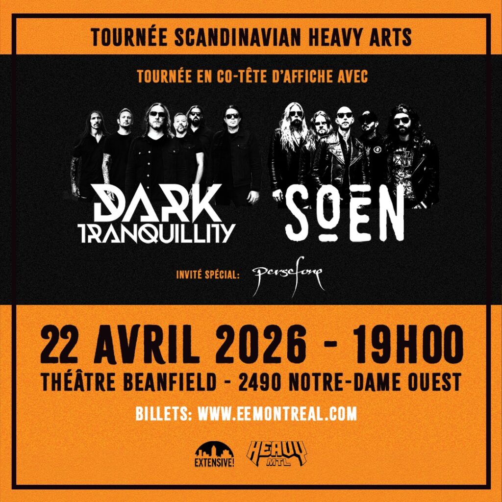 DARK TRANQUILITY SOEN PERSEFONE