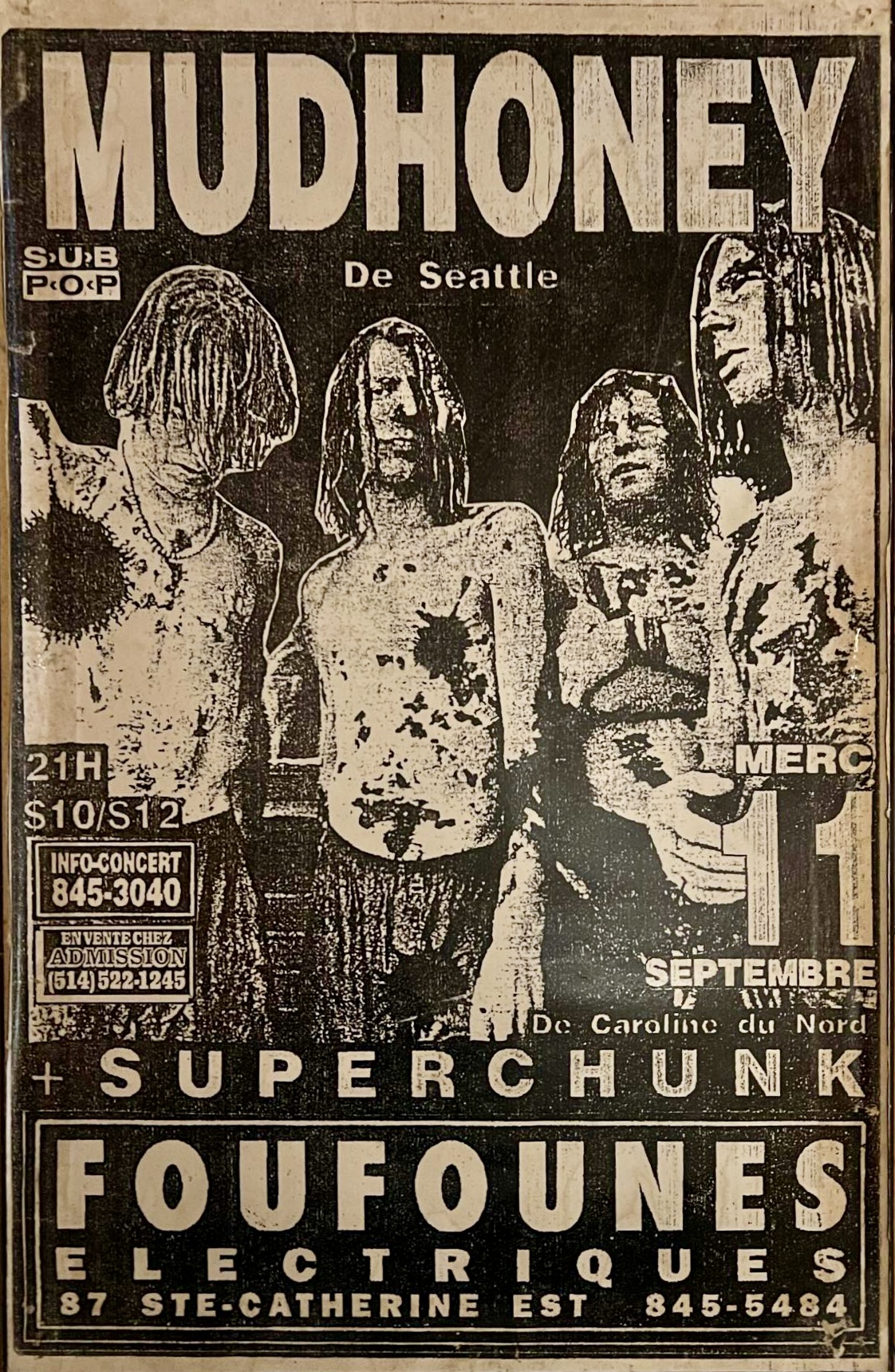 Annonce — Mudhoney