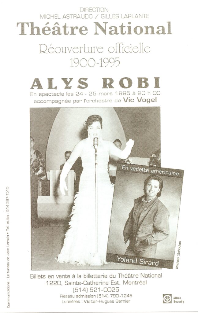 ALYS ROBI VIC VOGEL YOLAND SIRARD