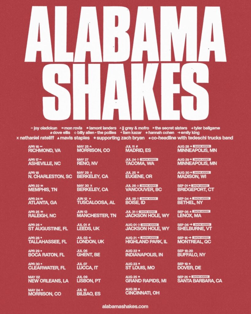 ALABAMA SHAKES EMILY KING