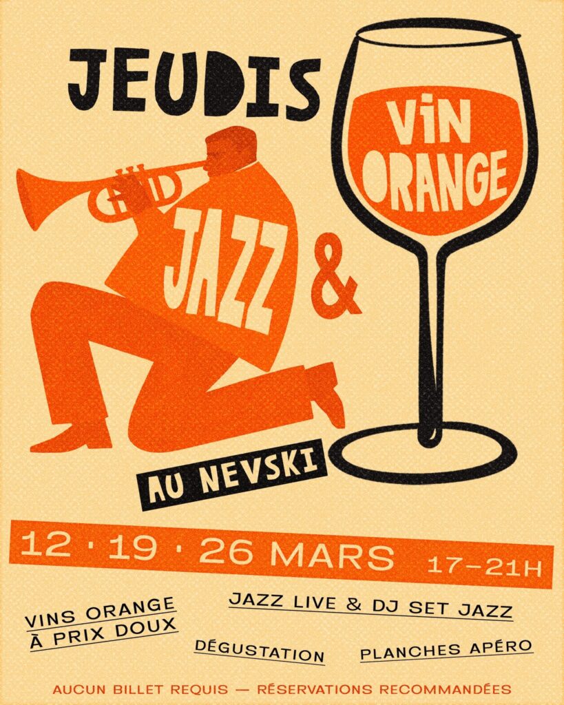 JEUDIS JAZZ & VIN ORANGE