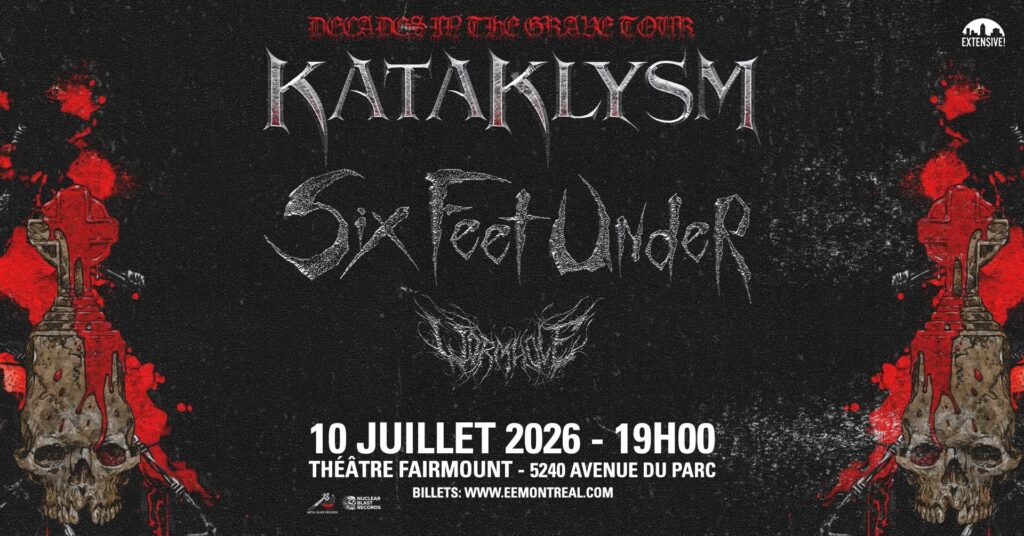KATAKLYSM SIX FEET UNDER WORMHOLE