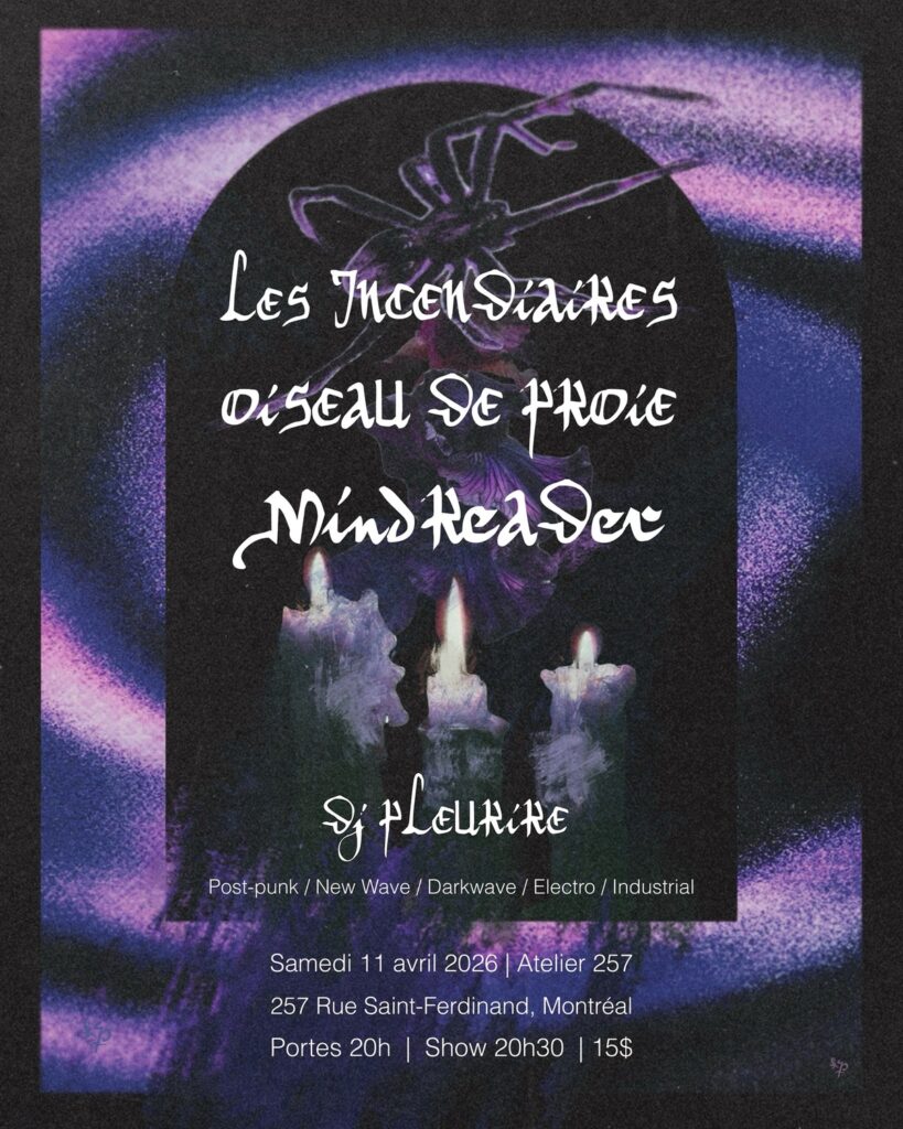 LES INCENDIAIRES OISEAU DE PROIE MINDREADER DJ PLEURIRE