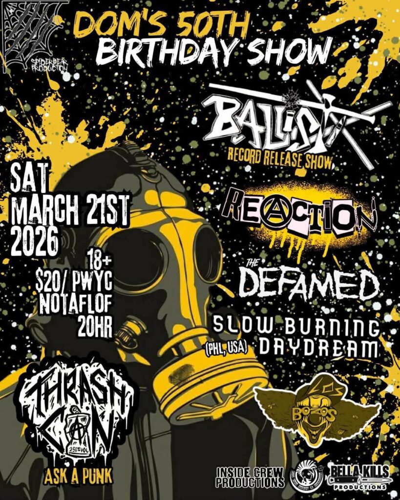 BALLISTIX REACTION THE DEFAMED SLOW BURNING DAYDREAM