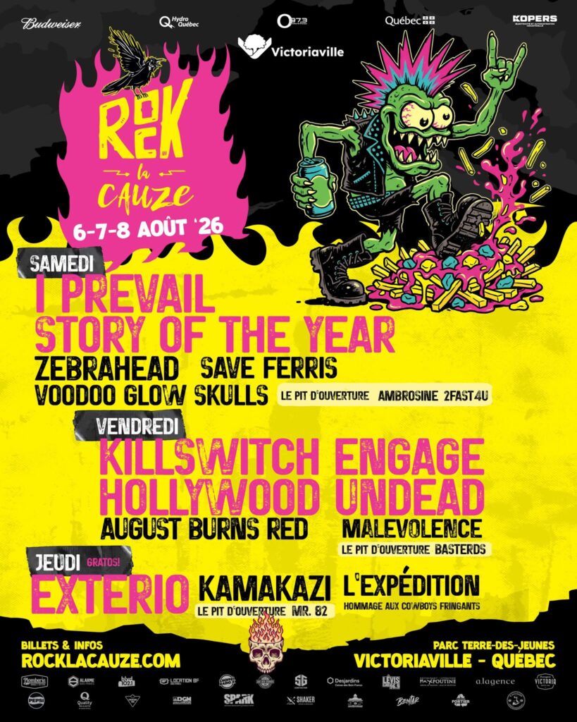 I PREVAIL STORY OF THE YEAR ZEBRAHEAD SAVE FERRIS VOODOO GLOW SKULLS AMBROSINE 2FAST4U  KILLSWITCH ENGAGE HOLLYWOOD UNDEAD AUGUST BURNS RED MALEVOLENCE BASTERDS  EXTERIO KAMAKAZI L’EXPÉDITION MR. 82
