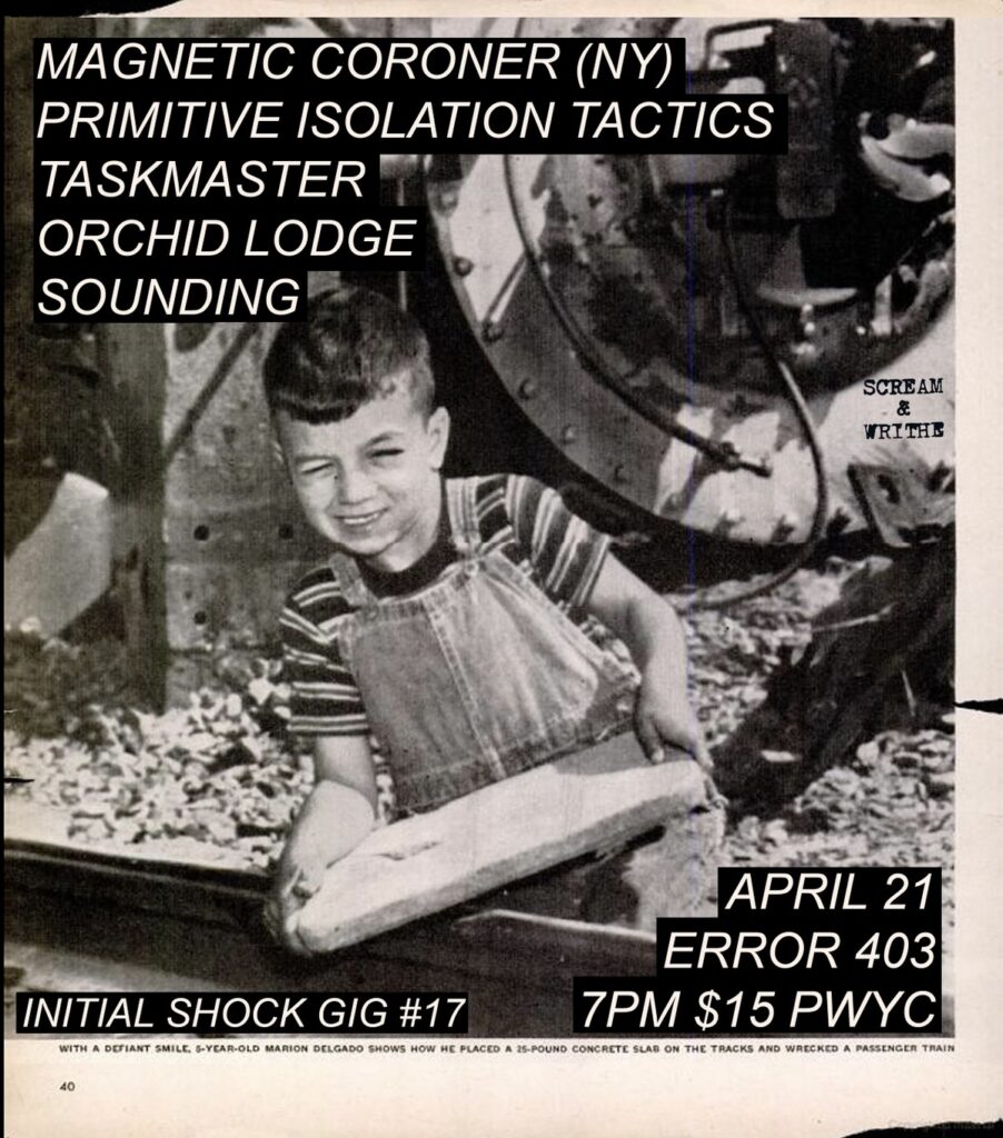 MAGNETIC CORONER PRIMITIVE ISOLATION TACTICS TASKMASTER ORCHID LODGE SOUNDING