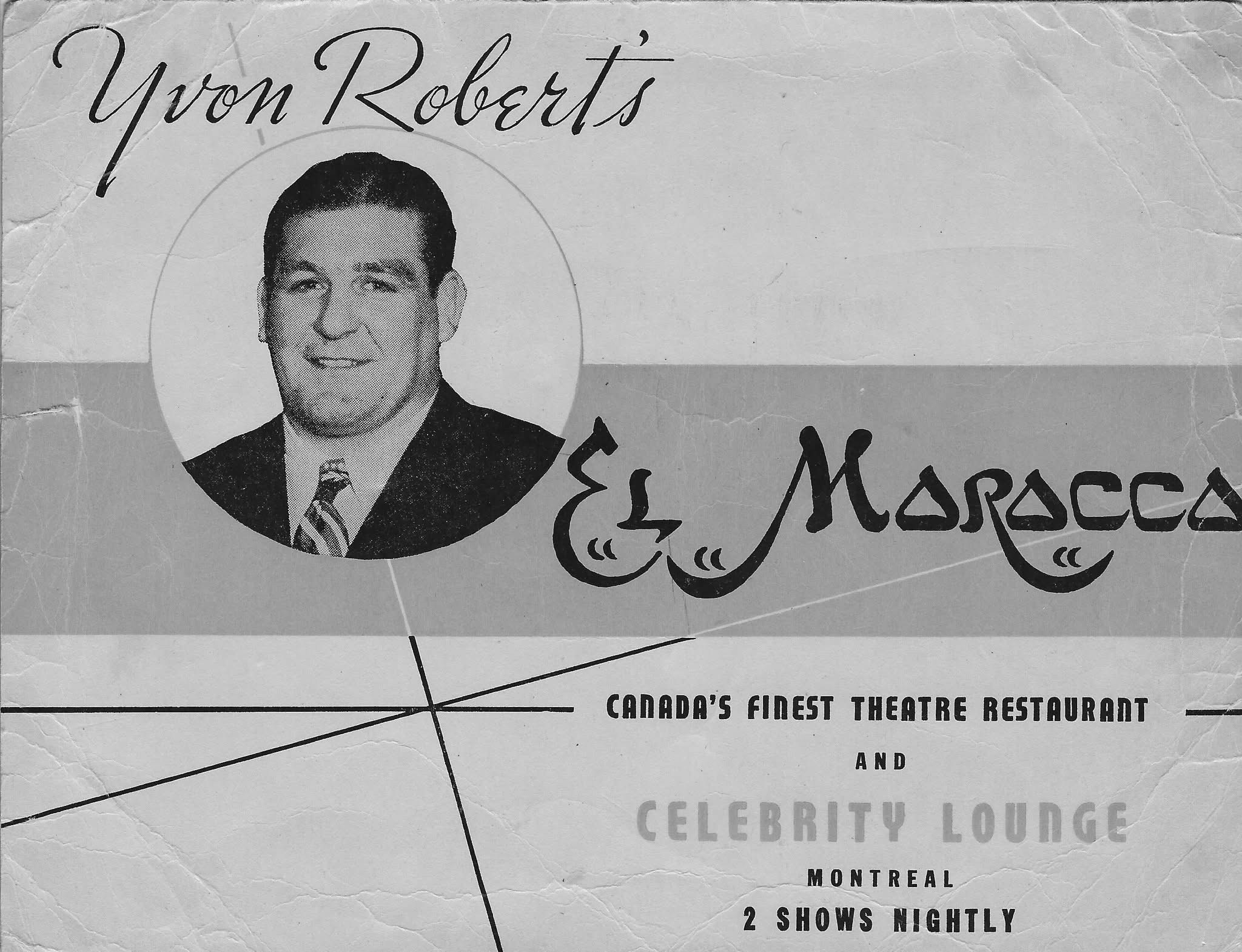 El Morocco (Montréal) — Yvon Robert