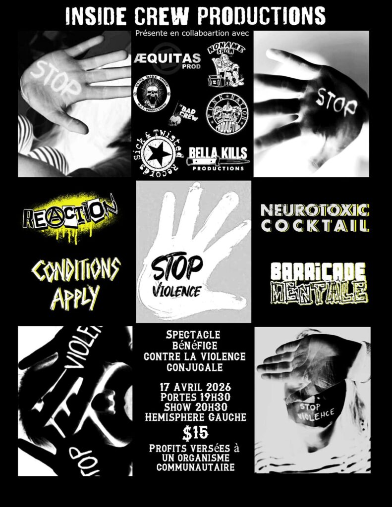 REACTION CONDITIONS APPLY NEUROTOXIC COCKTAIL BARRICADE MENTALE