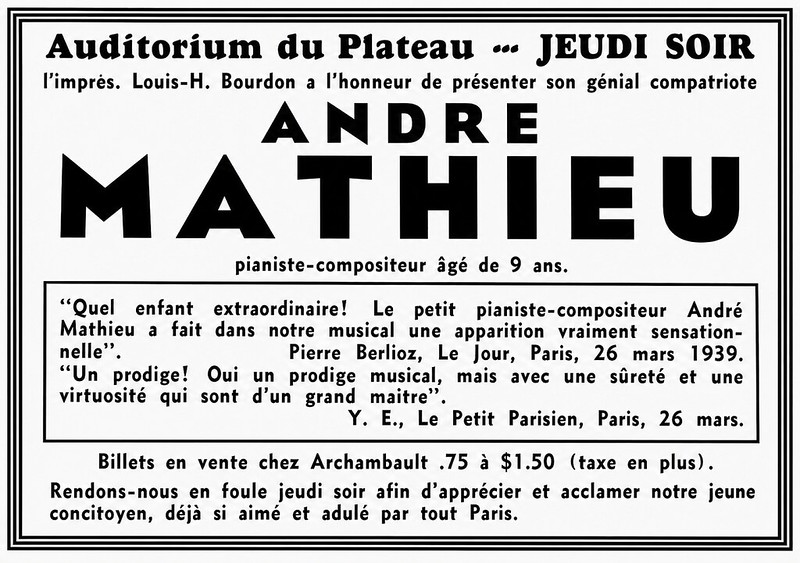 ANDRÉ MATHIEU
