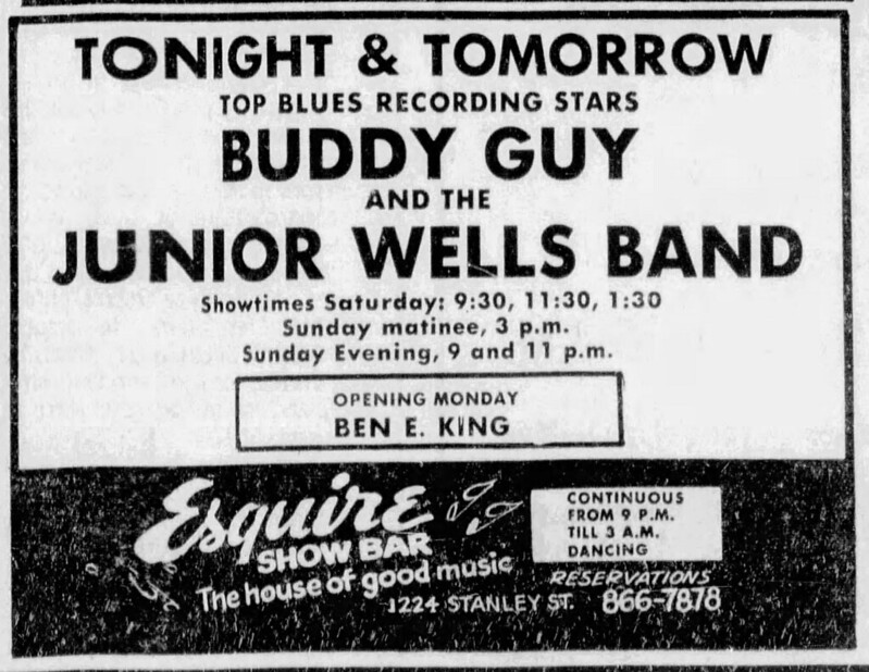 Advertisement — Buddy Guy Junior Wells