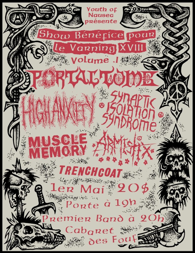 PORTAL TOMB HIGH ANXIETY SYNAPTIC ISOLATION SYNDROME MUSCLE MEMORY ARMISTIX TRENCHCOAT