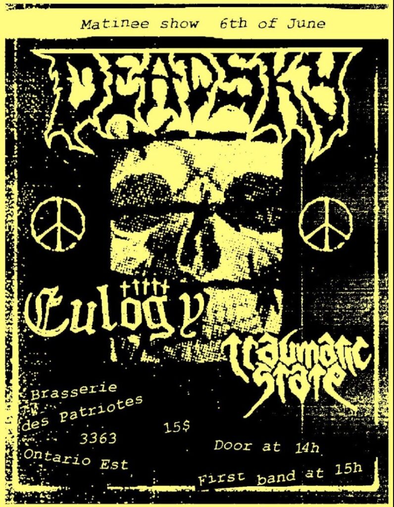 DEADSKY EULOGY TRAUMATIC STATE