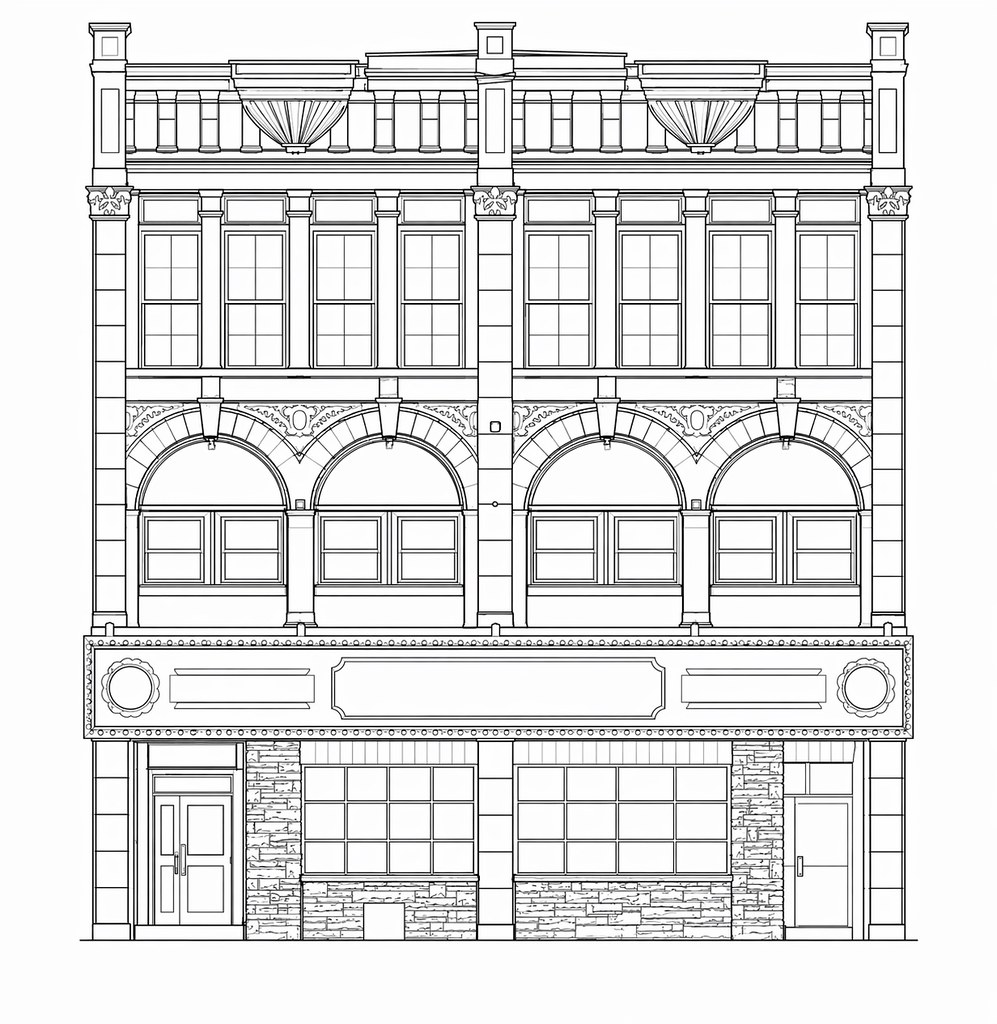 Reproduction immeuble — Canasta