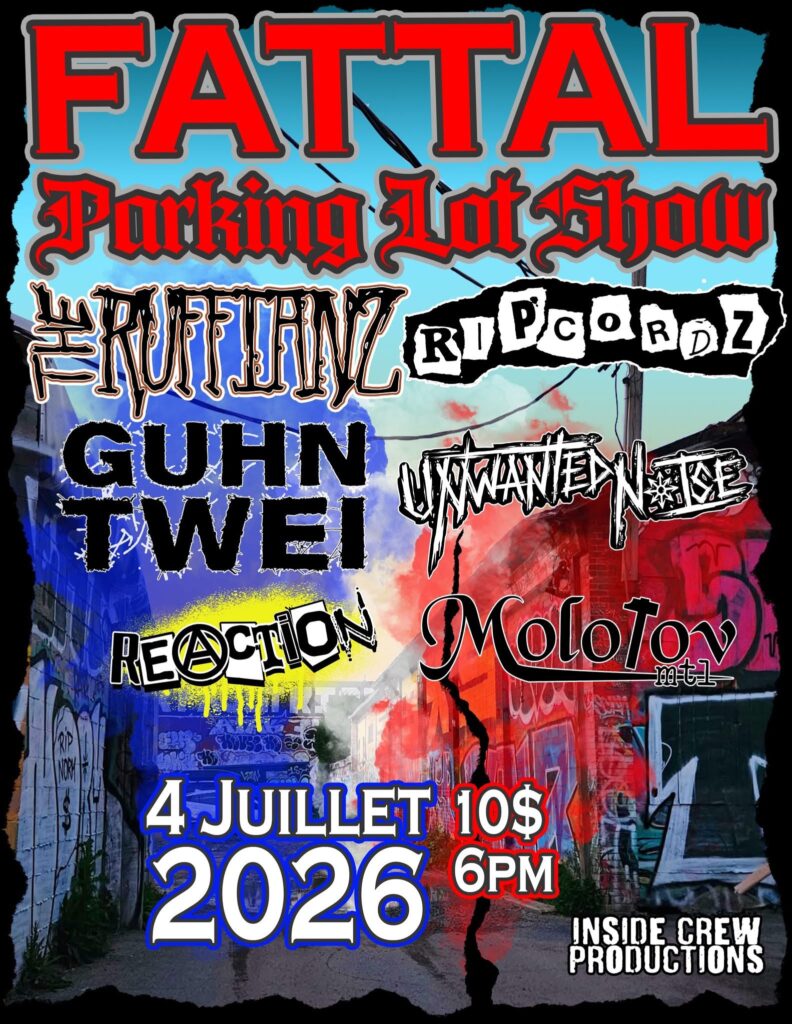 THE RUFFIANZ GUHN TWEI RIPCORDZ UNWANTED NOISE REACTION MOLOTOV MTL