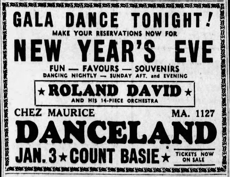 Annonce — Count Basie