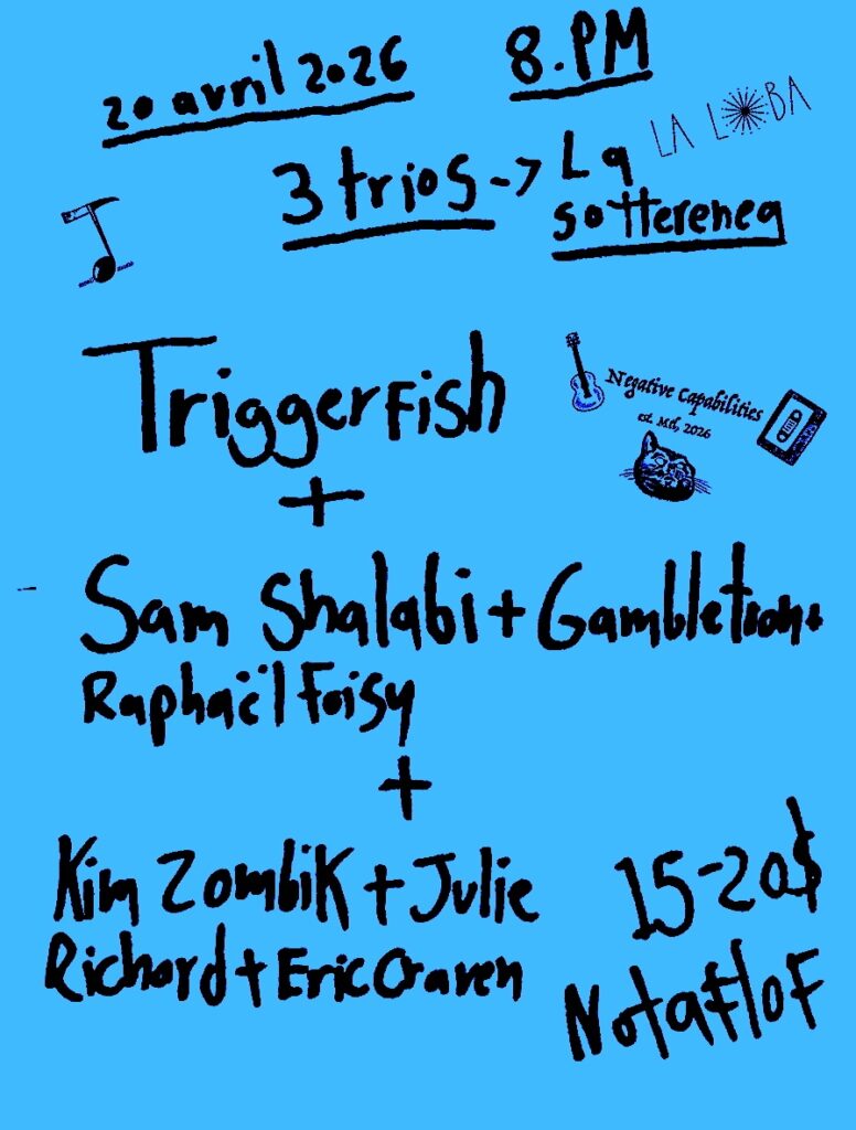 TRIGGERFISH SAM SHALABI GAMBLETRON RAPHAËL FOISY KIM ZOMBIK JULIE RICHARD ERIC CRAVEN