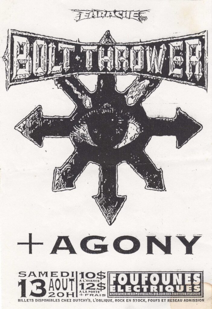 BOLT THROWER AGONY