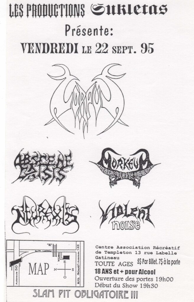 CORPUS OBSCENE CRISIS MORKEUM NEURAXIS VIOLENT NOISE