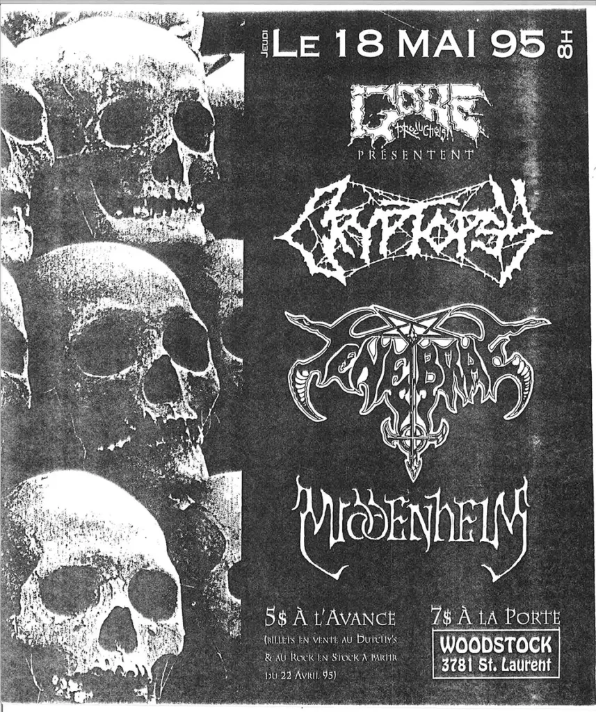 CRYPTOPSY TENEBRAE MIDDENHEIM